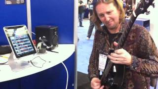 Tal Morris jams PocketAmp Guitar Amp and iRiffPort Digital Audio Guitar Interface [upl. by Rodger]