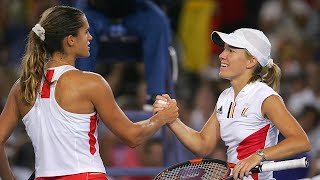 Justine Henin vs Amelie Mauresmo 2004 Athens Final Highlights [upl. by Britta]