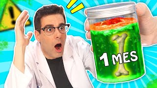 Dejando COMIDA 1 MES EN AGUA 😱 ¡INCREIBLE CÓMO QUEDA  Experimentos Curiosidades con Mike  T4 E34 [upl. by Etnovert125]