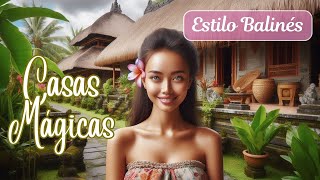 🟡quotIdeas de Decoración al Estilo Bali Espacios Llenos de Vidaquot  CASAS MÁGICAS [upl. by Ennayhc]