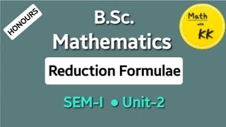 Reduction formula for sinnxcosmx and its application Lecture2 [upl. by Asirb]