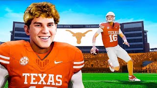 Arch Manning is 1 QB In College Football 25 Texas Longhorns Are OP [upl. by Atsyrc453]