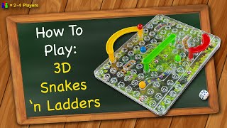 How to play 3D Snakes n Ladders [upl. by Nosirrag]