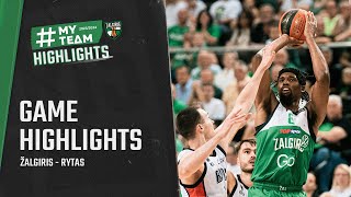 Žalgiris  Rytas  Game Highlights  20240605 [upl. by Nimad]