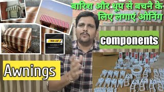 Types of Awnings and Awning components information [upl. by Elatsyrk]