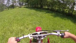 TOP SPEED ON 70CC DIRTBIKE😲 [upl. by Barty]