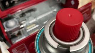 How to install Butane Gas Canister to a Portable Gas Stove myhowz [upl. by Aihsyla727]