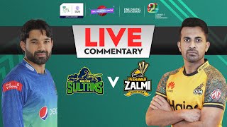 Pakistan Super League  PSL  Multan Sultans VS Peshawar Zalmi  Match 16  Live Commentary [upl. by Noskcaj]