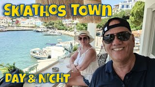 Skiathos 2024  Skiathos Town  Adventure by Day and a Fabulous Restaurant at Night [upl. by Miahc121]