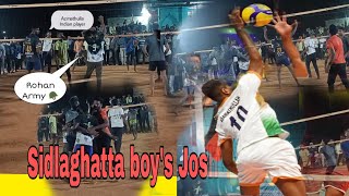 New match  sidlaghatta vs Azmathulla amp Rohan  betting match in jangamakote🏠 Indian volleyball [upl. by Dex]