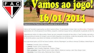 Vamos ao Jogo FAC x ICA  160114 [upl. by Cullen]