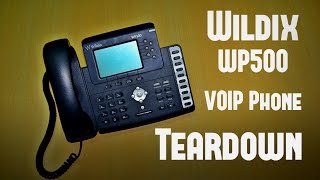 Teardown Wildix WP500 VOIP Phone [upl. by Hamlani]