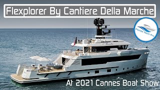 2022 Flexplorer 140 by Cantiere Delle Marche  CDM  Aft Deck amp Cockpit Tour Interior Factory Shots [upl. by Shafer307]