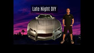 Building my Vaydor G35 Supercar Days 16 Planning Teardown roll cage blast paint test fit [upl. by Ahsinwad]