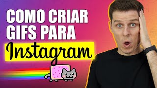 Como Criar Gifs para Instagram Aprenda a Fazer Gifs Personalizados para o Stories do Instagram [upl. by Tullius]