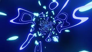 VJ LOOP NEON Blue Metallic Abstract Background Video Simple Lines Pattern  Motion 4k Screensaver [upl. by Zingale]