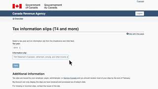 How to get a copy of your T4 slip  TurboTax Support Canada [upl. by Nednal]