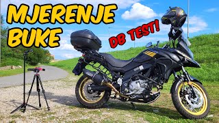 Mjerenje buke iz auspuha GPR FURORE EVO4 Kontrola decibelagprexhaust suzukicycles suzukivstrom650 [upl. by Fara]