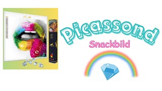 Sind Diamond Painting Snackbilder gut  Picassond Unboxing 💎🌈 [upl. by Eldwun]