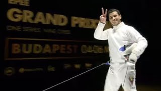 Highlights of Gold Medal Match Ruben Limardo Gascon v David Nagy  Budapest Fencing Grand Prix 2022 [upl. by Notsahc]