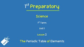 1st Prep  Unit 1  Lesson 2  The Periodic Table of Elements  Part 3 [upl. by Inej942]