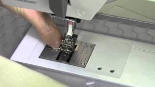 Bernina 215 10 Stitch Plate Markings amp Seam Allowances [upl. by Rhodes]