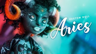 Get ready for an astral journey • Aries • Prompt Challenge OOAK Doll [upl. by Eyahs]