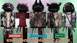 New Aesthetic Outfit Codes for Bloxburg Berry Avenue and Brookhaven  Boy Outfits Code 2024 Part 27 [upl. by Tawsha]