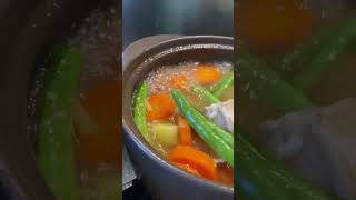 Nilagang pork ribs with Gulay food shortsvideo [upl. by Erdreid296]