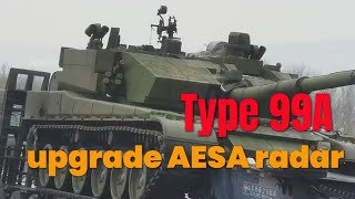 type 99a tank upgrade with 4 AESA radar [upl. by Rosetta]