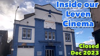 Inside the closed Leven Cinema KINO Leven formerly The Regent Cinema January 2024 [upl. by Ardelis]