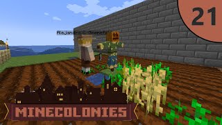 MINECOLONIES EXTREMO EP 21 ❤️❤️❤️ Avances en la universidad [upl. by Kassie676]