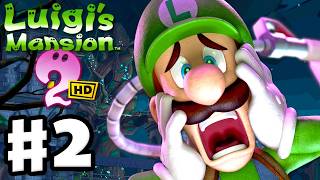 Haunted Towers  Luigis Mansion 2 HD  Full Game Walkthrough Part 2 [upl. by Baryram]