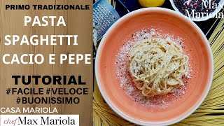 CACIO E PEPE perfetta  Ricetta facile con un trucco  Chef Max Mariola [upl. by Aneehsor]