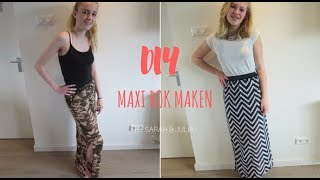 DIY Maxi rok  KNIPgirls Sarah amp Julia [upl. by Reeve]