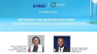 Mitigating and Managing ESG Risks Building Resilience for a Sustainable Future [upl. by Anoblav272]