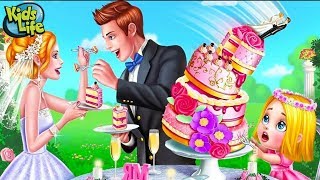 Fun games for kids wedding Planner  Dress up Makeup Cake amp design game for girls [upl. by Davita]