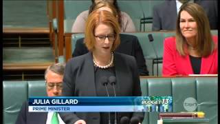 Gillard sheds a tear for NDIS [upl. by Polivy]