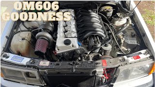 MercedesBenz 190D OM606 Swap Part3 [upl. by Taber836]