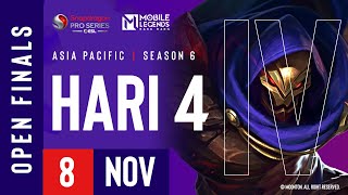 🔴 ID AP Mobile Legends Bang Bang  Snapdragon Mobile Open Finals  Season ke6  Hari 4 [upl. by Leban]