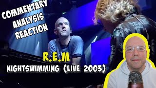 REM  Nightswimming  JOOLS HOLLAND SHOW LIVE PERFORMANCE 2003 COMMENTARYANALYSISREACTION [upl. by Ahsimed]