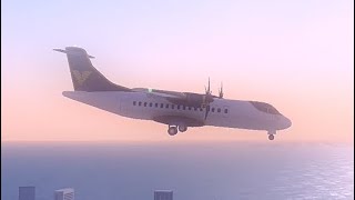 Air Archipelago Flight 591  Crash Animation  Turboprop Flight Simulator [upl. by Annayar]