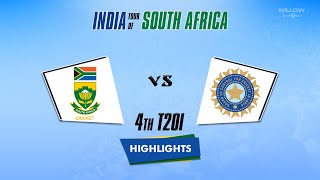 Highlights 4th T20I South Africa vs India  4th T20I SA VS IND [upl. by Zsolway]