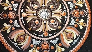 Tutorial Pintando mandalas Puntillismo paso a Paso [upl. by Mateusz225]