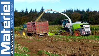 Lensileuse Claas Jaguar 990 Terra Trac survole le bain de boue normand [upl. by Berg]