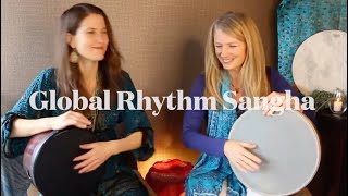 Global Rhythm Sangha 2024  UpBeat Drum Circles One Year Cultural Drumming Program Online [upl. by Nahtanohj143]