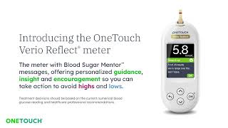 Introducing the OneTouch Verio Reflect® meter [upl. by Lehrer]