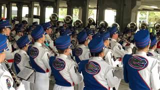 UF Gator Marching Band 110218  Homecoming Parade Warmup 4 [upl. by Isolda]