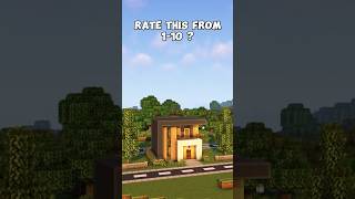 Minecraft Easy Starter House🏠 shorts [upl. by Ailad]