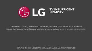 How to fix LG Smart TV Error Out of Memory [upl. by Nahsar]